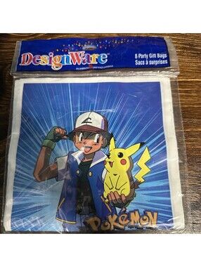 Pokemon Loot Bags Pokemon Goodie Bags for Pokemon Party Favors Pack of 8